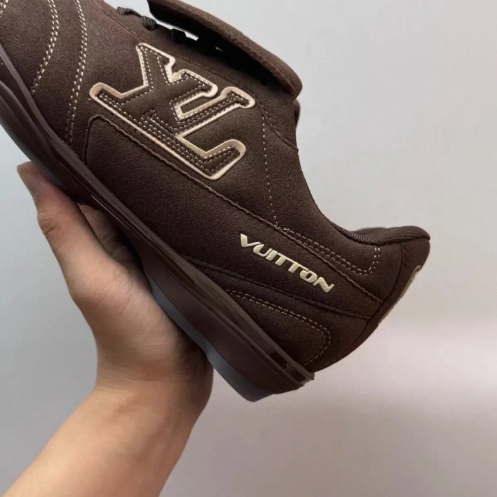 Louis Vuitton Dark Brown Women's Sneakers - Picture 2 of 8